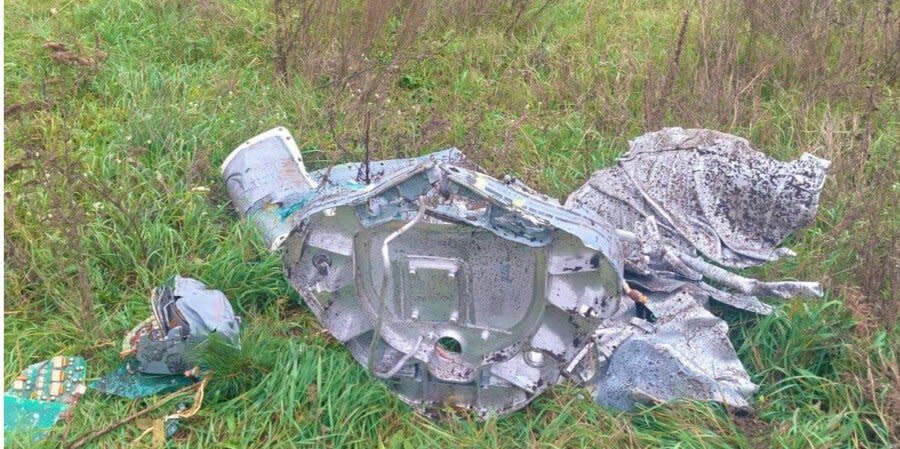 Debris of the downed Kh-101 missile