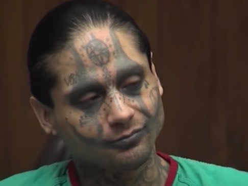 Jaime Osuna, a self-proclaimed Satanist who decapitated and dissected his cellmate Luis Romero. (YouTube screengrab)