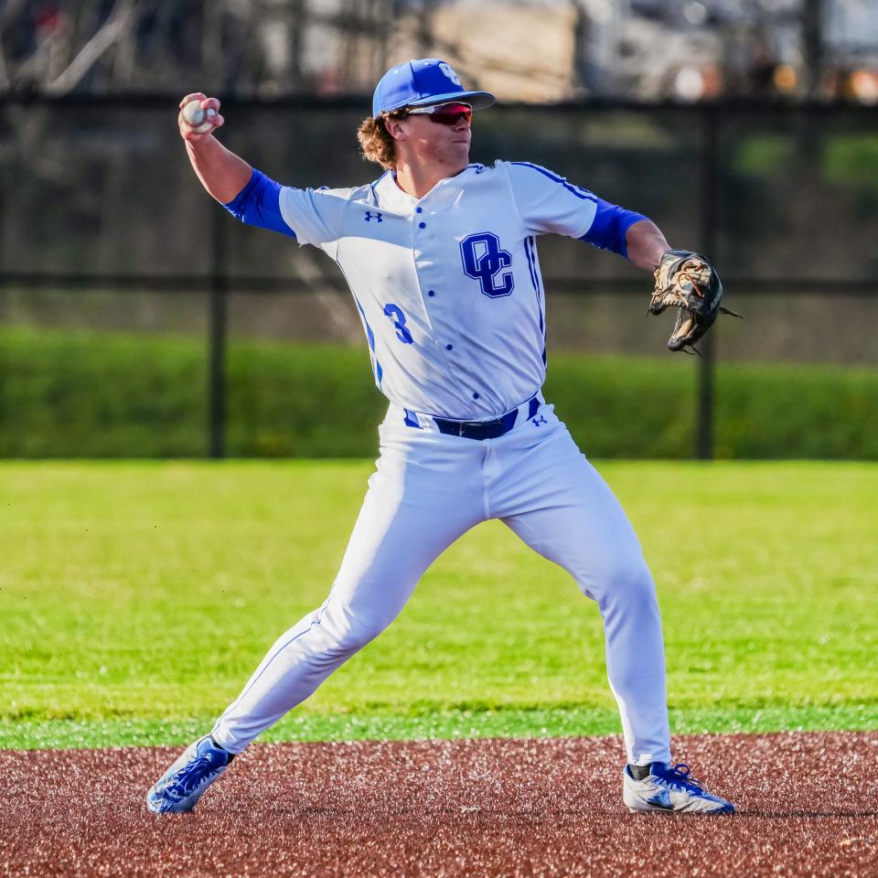 Shortstop C.J. Trask is part of "Core Four" that has kept the Oak Creek baseball team competing at a high level for years.