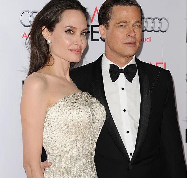 Angelina announced her divorce with Brad Pitt overnight. Source: Getty