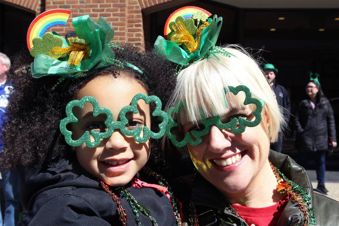Everyone wore their Irish gear Saturday during the Lexington St. Patrick’s Day Parade.