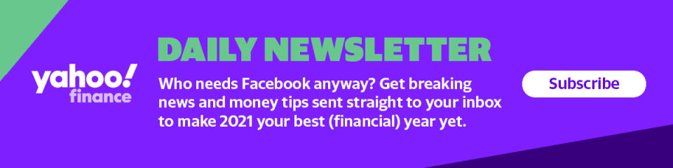 Get Yahoo Finance's Fully Briefed newsletter straight to your inbox.