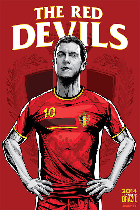 Belgium poster (Cristiano Siqueira for ESPN)