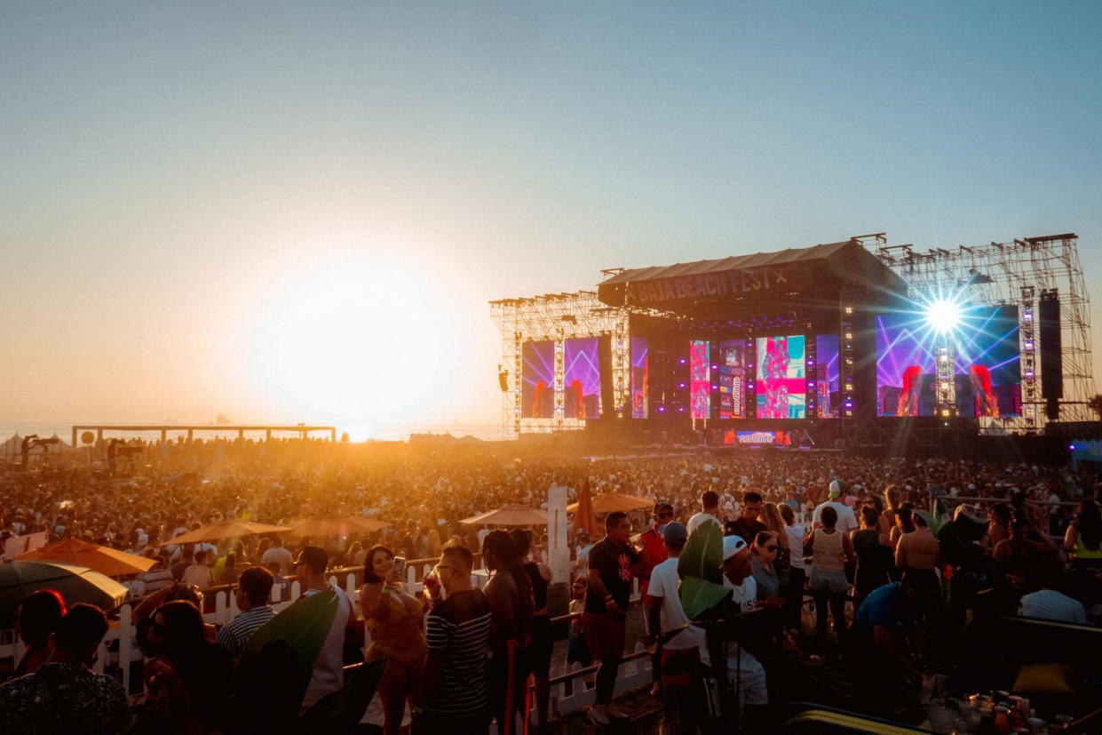 The stage at the Baja Beach Fest.  (Baja Beach Fest)