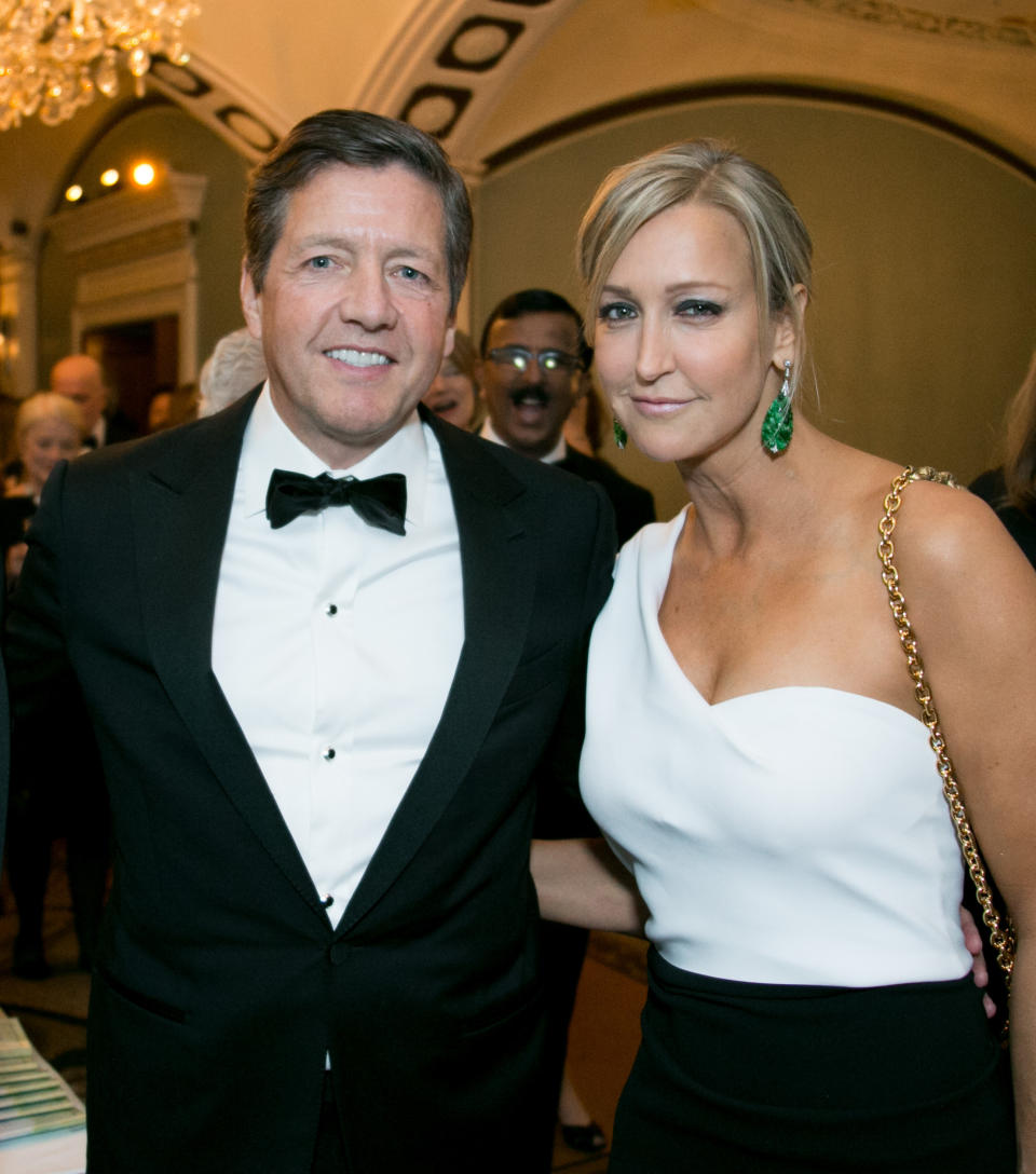 Lara Spencer and Rick McVey attend the 33rd Annual Calvary Hospital Awards Gala at the Pierre Hotel in NYC on Nov. 14, 2016 in New York City. (Photo: Victor Hugo/Patrick McMullan via Getty Images)