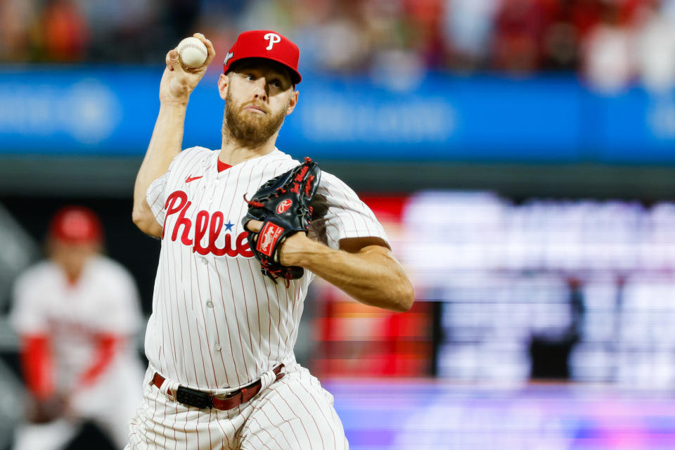 費城費城人Zack Wheeler。（MLB Photo by Brian Garfinkel/MLB Photos via Getty Images）