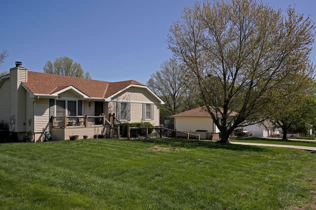 The house where 16-year-old Ralph Yarl was shot when he went to the wrong address to pick up his younger brothers in Kansas City, Missouri.