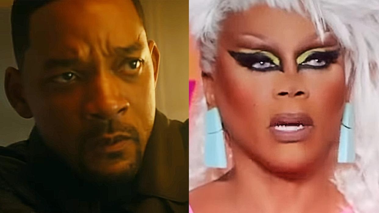  Will Smith in Bad Boys for Life and RuPaul on RuPaul's Drag Race All-Stars 