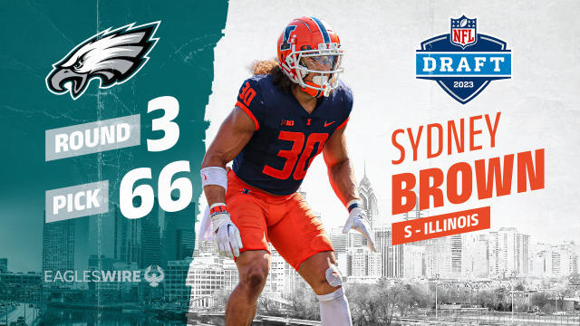 Eagles select S Sydney Brown with the 66th overall pick