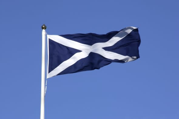 National flag of Scotland