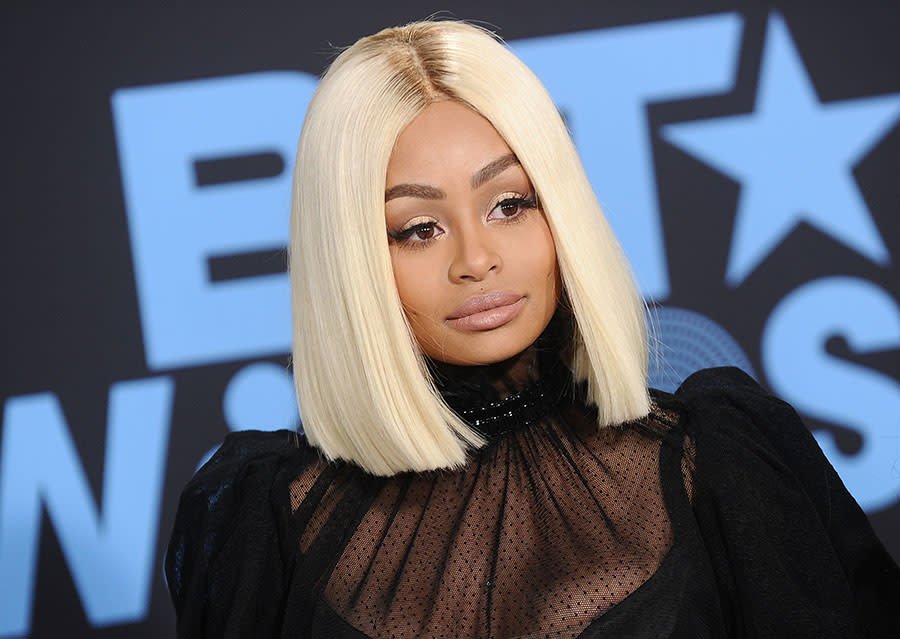 Blac Chyna went wig-free and her natural hair is goals! (Photo: Getty Images)