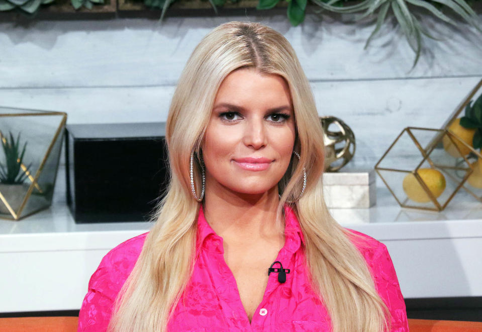 Jessica Simpson visits BuzzFeed's 