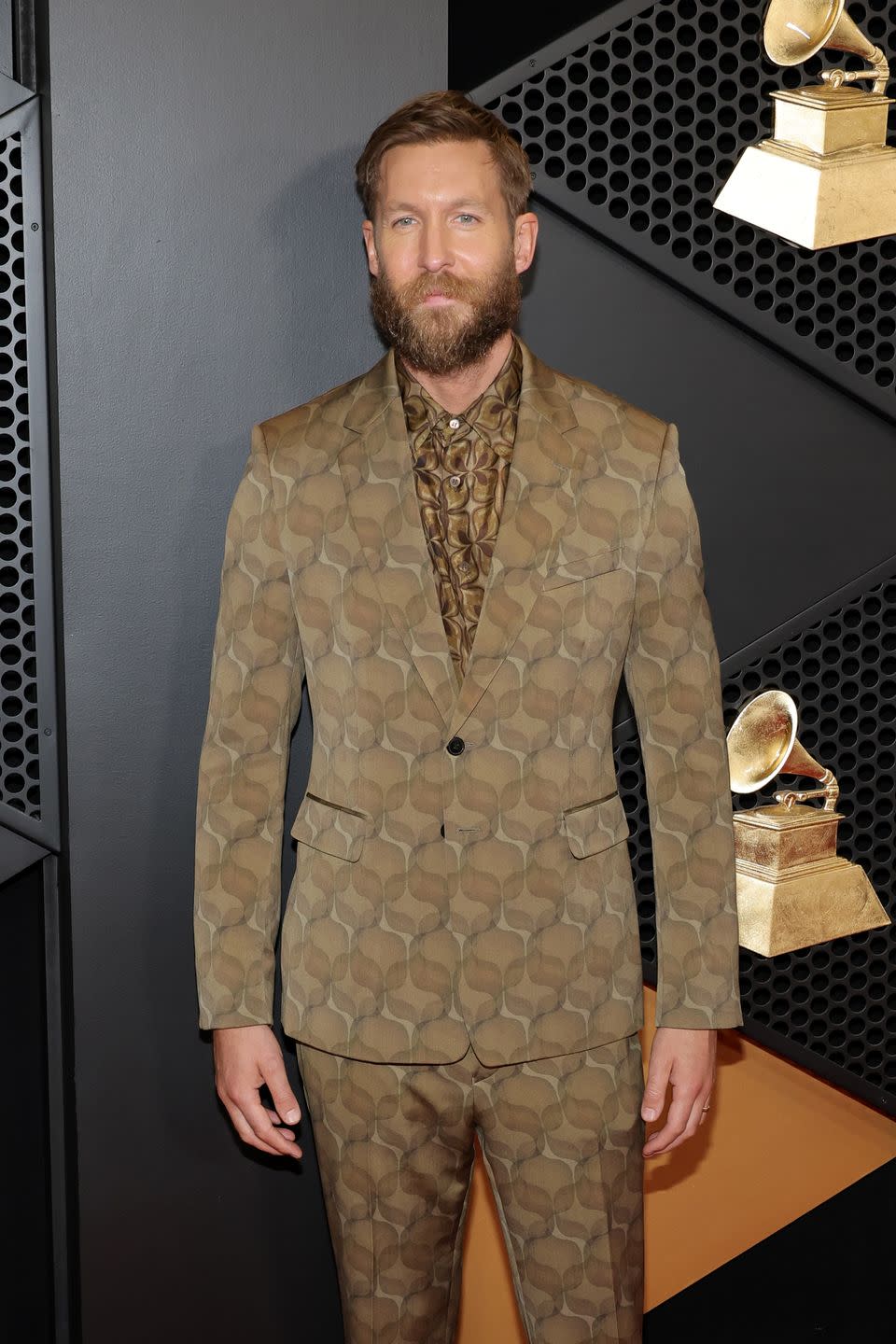 los angeles, california february 04 for editorial use only calvin harris attends the 66th grammy awards at cryptocom arena on february 04, 2024 in los angeles, california photo by kayla oaddamswireimage