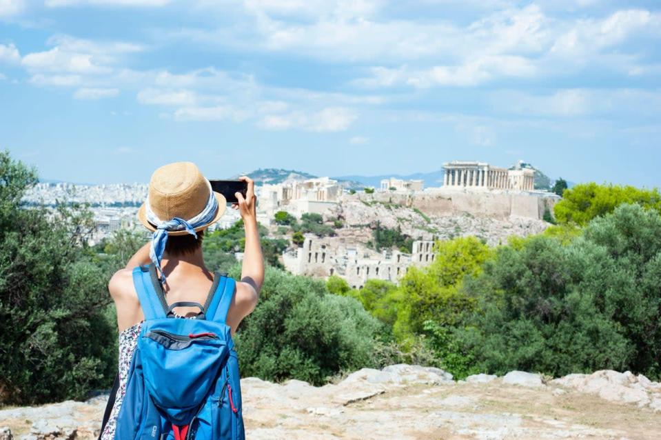 Athens has beaten traditional budget-friendly eastern European destinations to be ranked the cheapest location for a city break on the Continent (Vita/Alamy/PA)