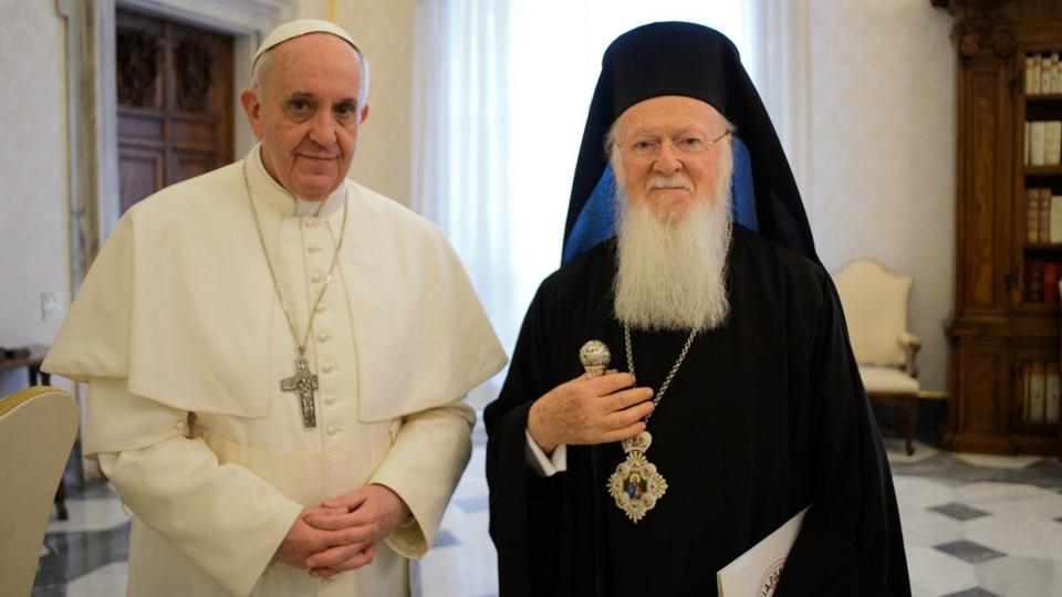 教宗成功促使天主教會與東正教會歷史大和解。（圖／海鵬提供）