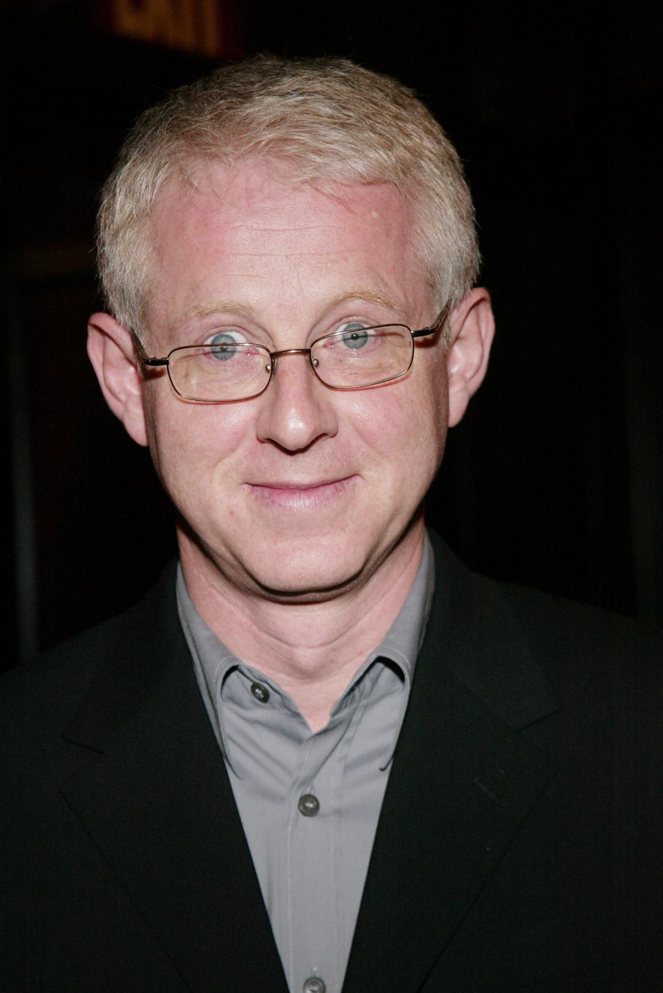 Director Richard Curtis attends the World Premiere of "Love Actually" at the Ziegfeld Theatre November 06, 2003 in New York City.