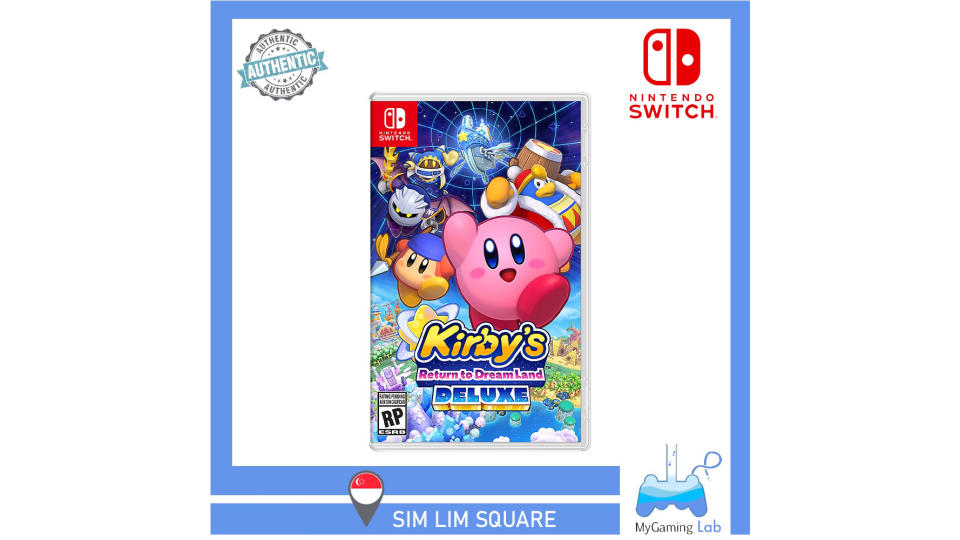 [Pre-Order] Nintendo Switch Game Kirby’s Return to Dream Land Deluxe - ETA 24 Feb 2023. (Photo: Shopee SG)