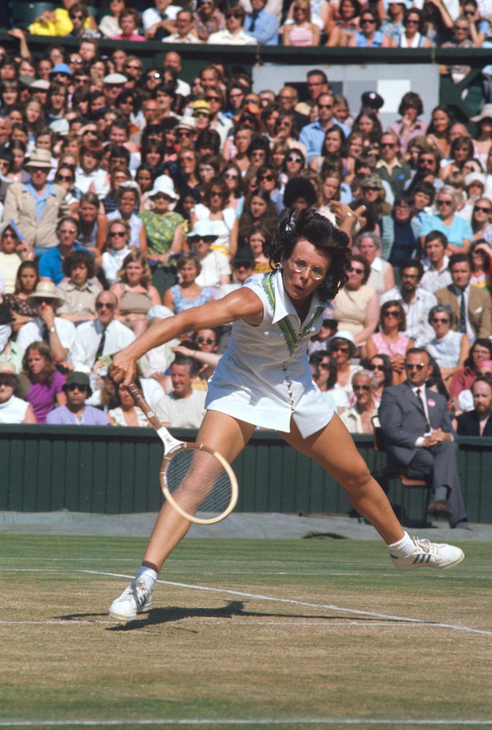 <h1 class="title">1973 Wimbledon Lawn Tennis Championships</h1><cite class="credit">Focus On Sport / Getty Images</cite>