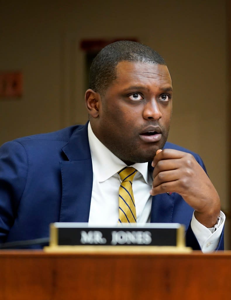 Democrat Mondaire Jones fired back in a statement to The Post: “I strongly condemn the antisemitic acts we continue to see against the Jewish community.” AP