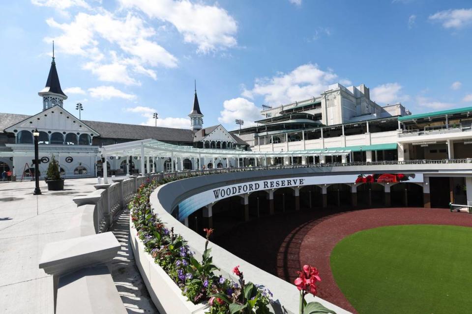 The newly renovated paddock at Churchill Downs cost $200 million. Silas Walker/swalker@herald-leader.com