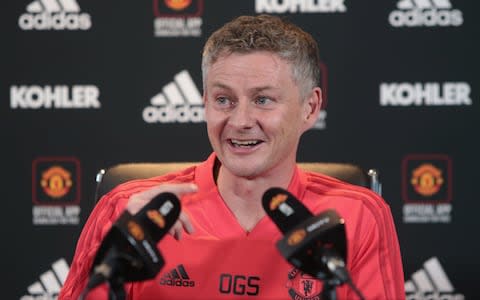 Caretaker Manager Ole Gunnar Solskjaer of Manchester United speaks during a press conference at Aon Training Complex on December 21, 2018 in Manchester, England - Credit: Getty Images
