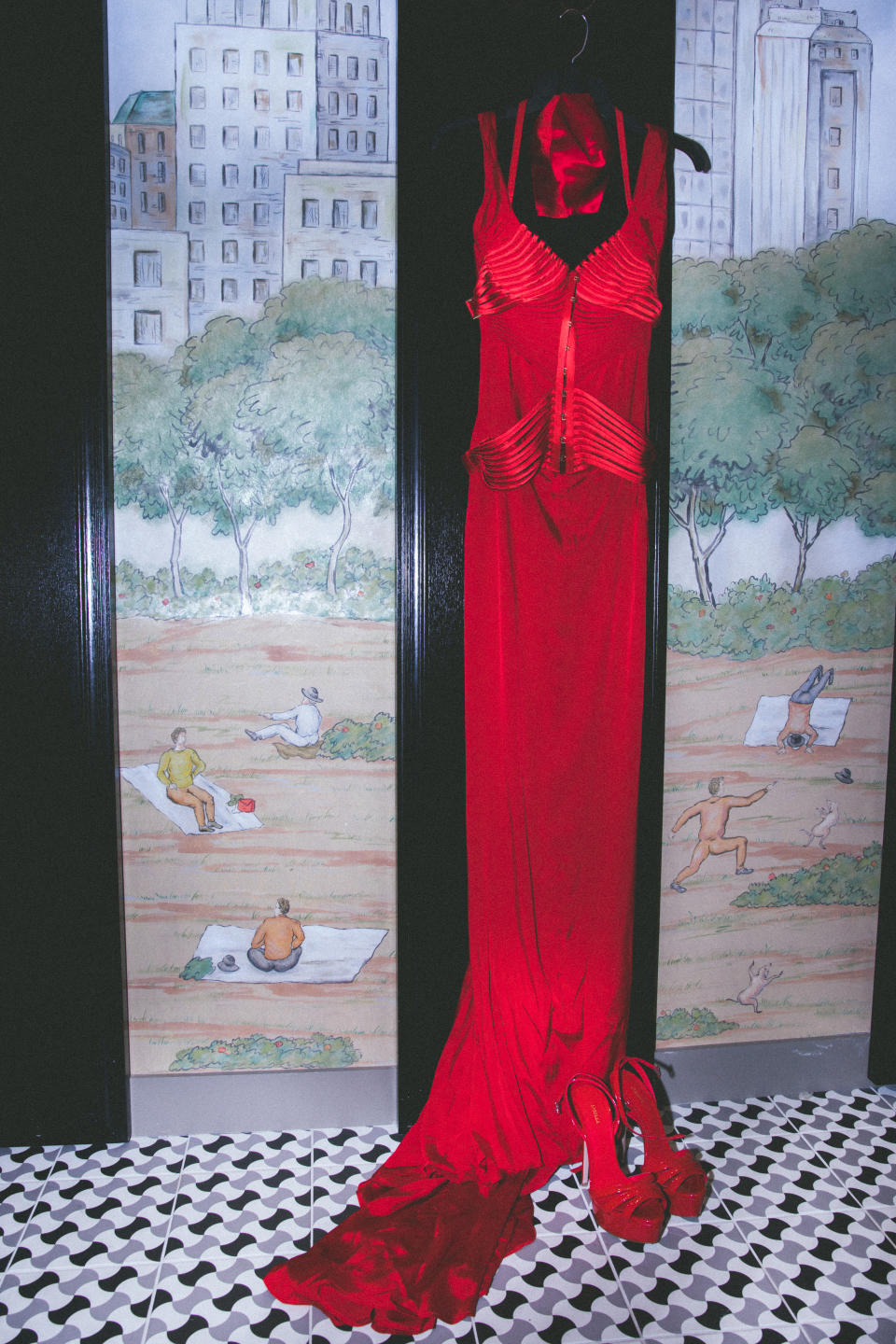 The 2003 Tom Ford for Gucci gown Addison Rae bought and wore to the Met.