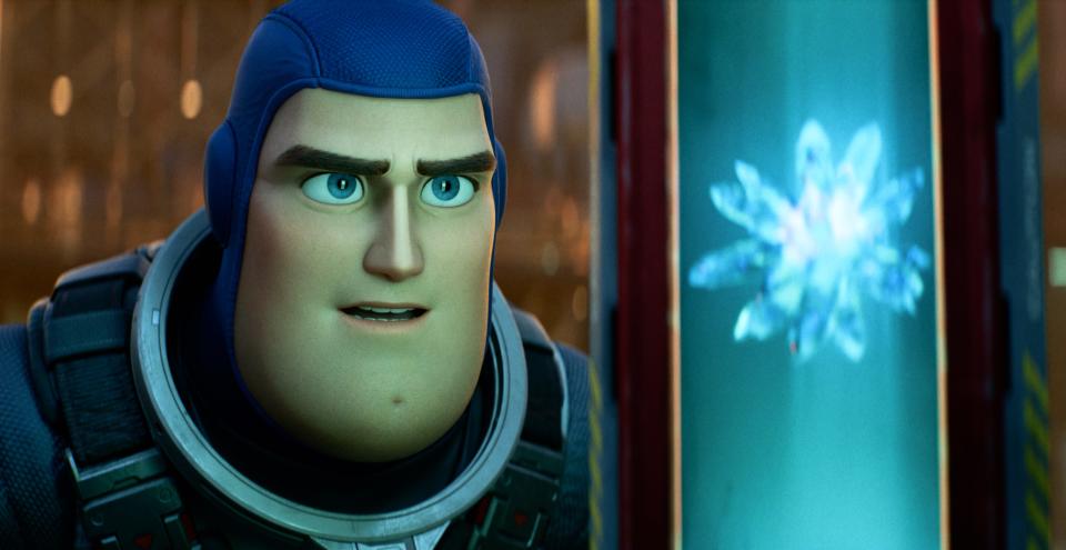 Buzz Lightyear (voiced by Chris Evans) in 'Lightyear'<span class="copyright">Disney/Pixar</span>