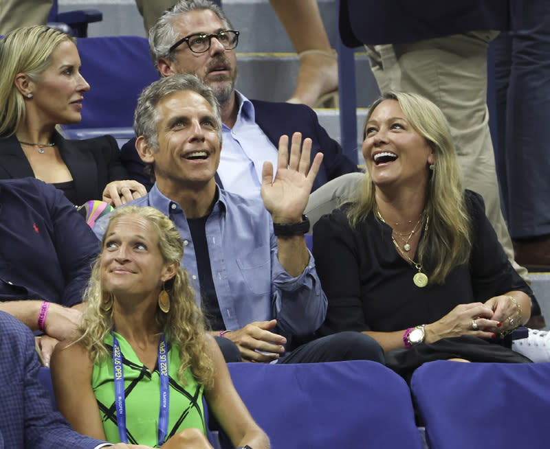 Ben Stiller viendo a Rafa Nadal