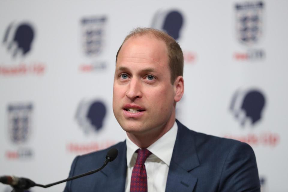 The Duke of Cambridge has spoken about the pain losing his mother at a young age in a new BBC One documentary about mental health.Prince William said he felt a “pain like no other” after the death of Princess Diana in 1997, explaining that the experience has allowed him to identify with others who have suffered from a family bereavement.“I’ve thought about this a lot, and I’m trying to understand why I feel like I do, but I think when you are bereaved at a very young age, any time really, but particularly at a young age, I can resonate closely to that, you feel pain like no other pain.”“And you know that in your life it’s going to be very difficult to come across something that’s going to be even worse pain than that,” he continued.“But it also brings you so close to all those other people out there who have been bereaved.”The father-of-three went on to speak about the emotional impact of his work as an East Anglian Air Ambulance pilot, which he described as “very raw” in comparison to his work in the military.“You’re dealing with families who are having the worst news they could ever possibly have on a day-to-day basis,” he said. “It leaves you with a very depressing, very negative feeling, where you think death is just around the door everywhere I go.“And that’s quite a burden to carry and feel.”William also touched on the difficulties some Britons face when it comes to discussing their emotions, saying the “British stiff upper lip thing” has its place, but that people also need to “relax a little bit and be able to talk about our emotions because we’re not robots.”The BBC programme also features interviews with sporting stars Peter Crouch, Thierry Henry, Danny Rose and England football manager, Gareth Southgate, all of whom discuss the important role of mental fitness in their careers.A Royal Team Talk: Tackling Mental Health airs on BBC One on Sunday at 10.30pm.