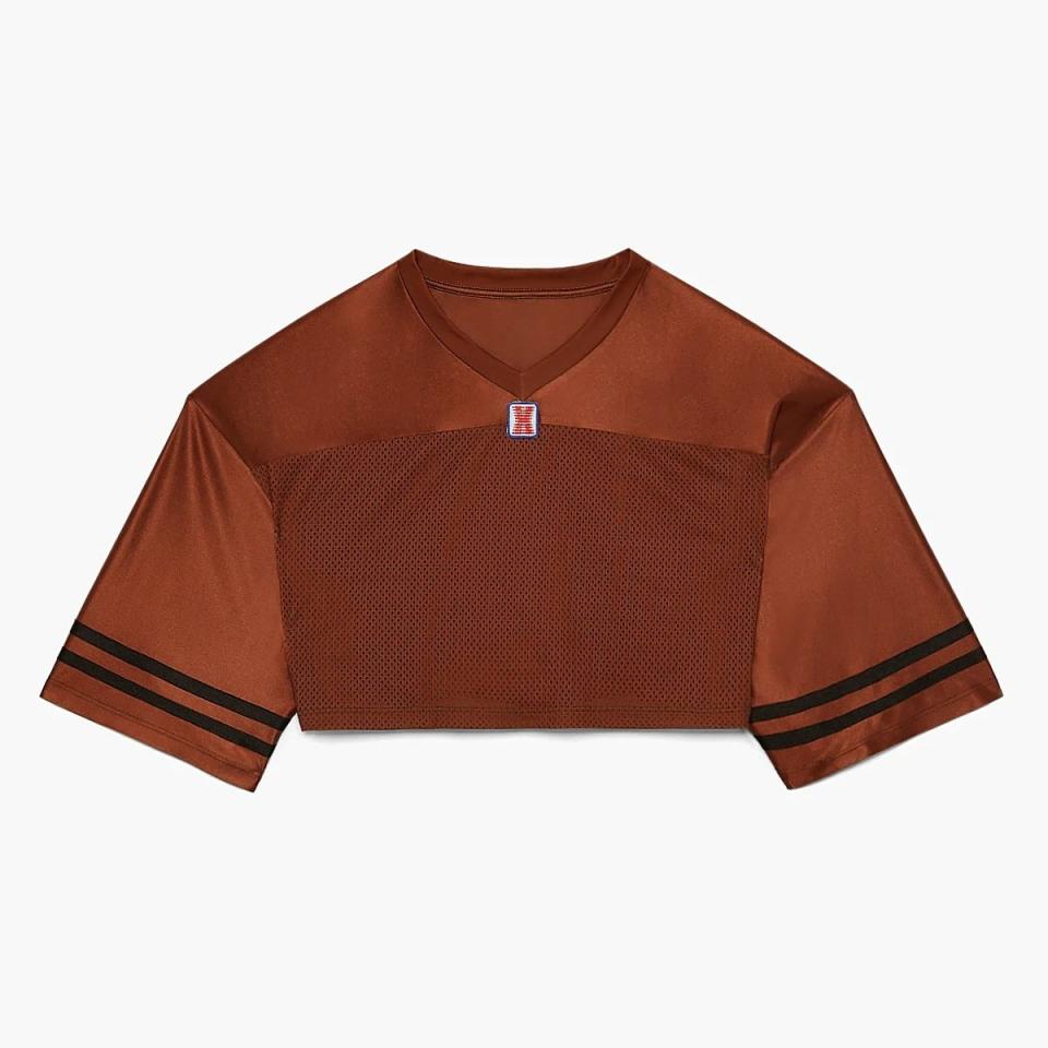 Savage X Fenty Limited-Edition LVII Cropped Varsity Jersey