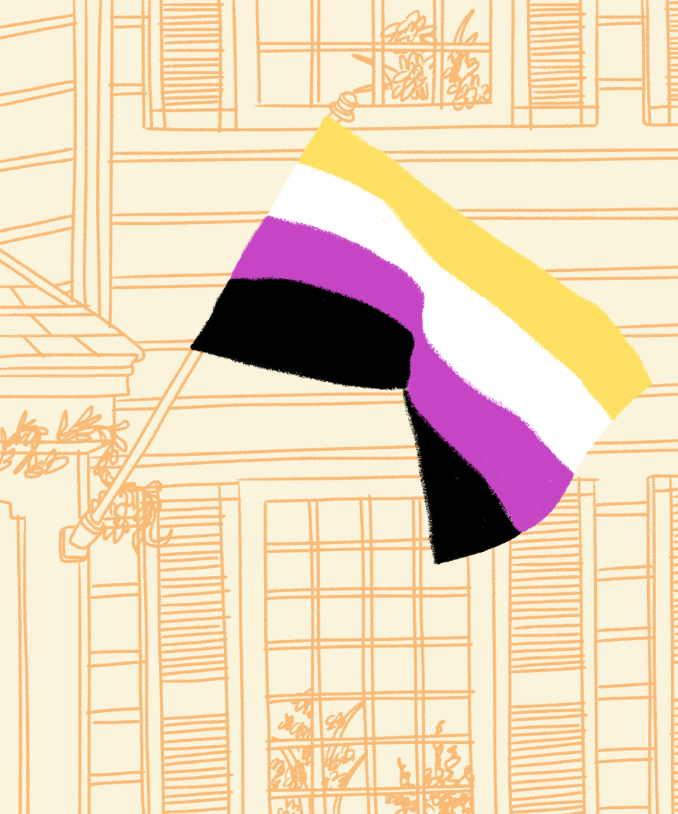 non-binary flag in 2014 because many non-binary people felt that the gender...