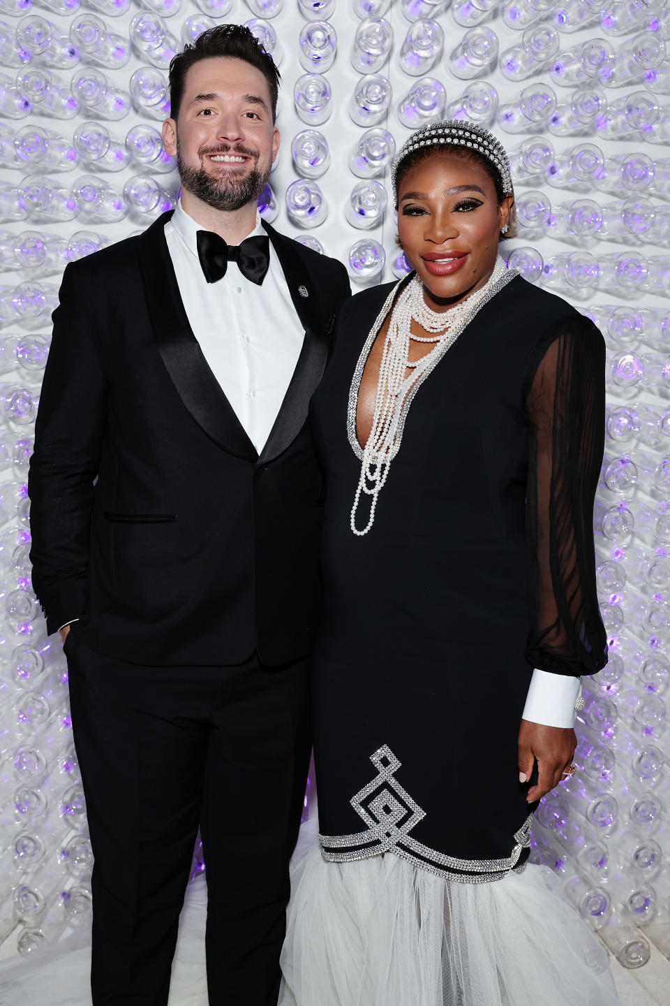 NEW YORK, NEW YORK - MAY 01: (L-R) Alexis Ohanian and Serena Williams attend The 2023 Met Gala Celebrating 