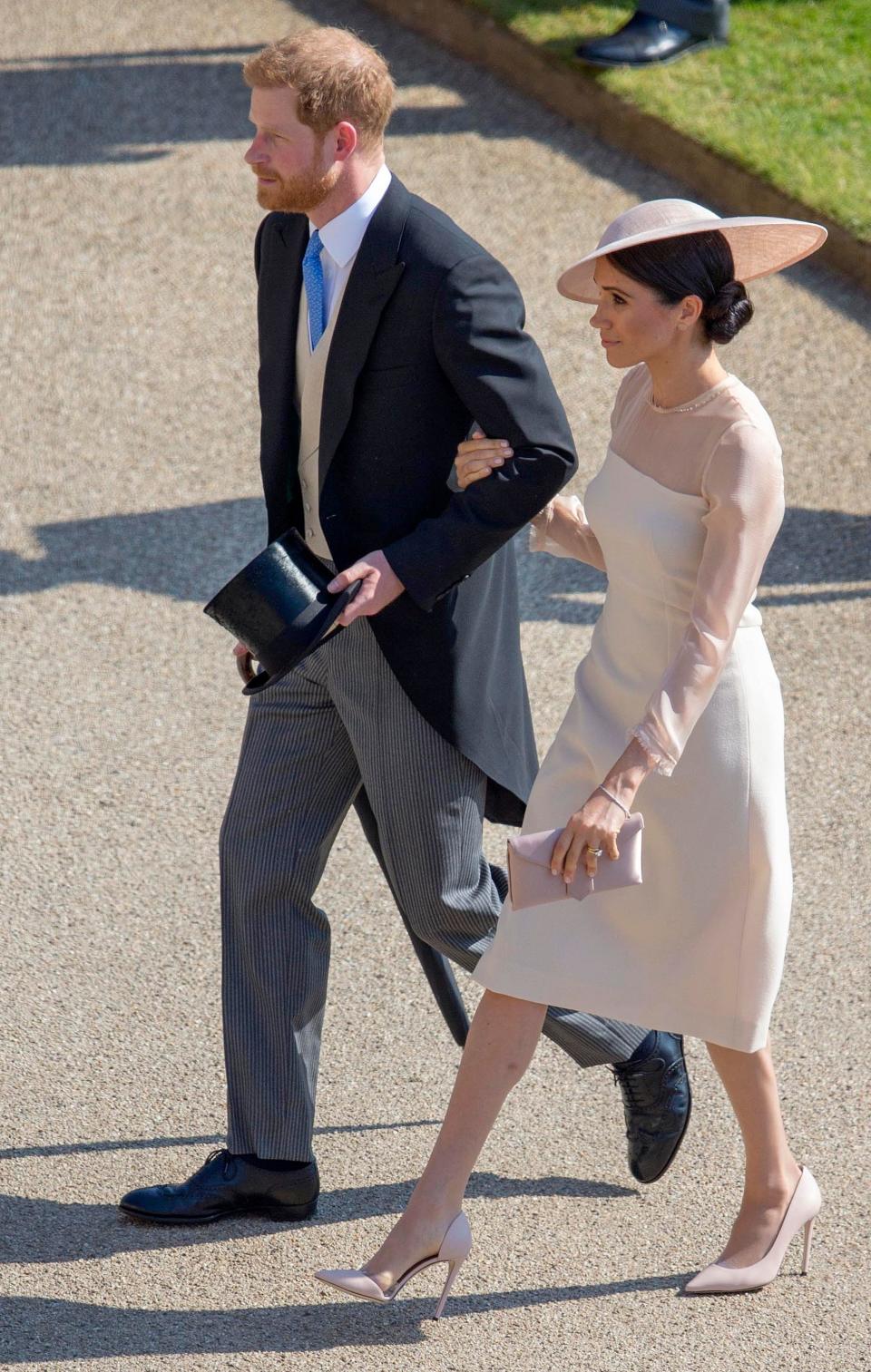 The Duke and Duchess of Sussex at Prince Charles’s 70th birthday celebration.