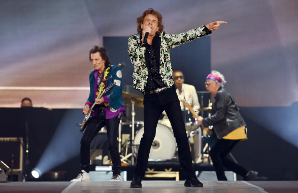The Rolling Stones are No1 on a league table for highest concert earnings credit:Bang Showbiz