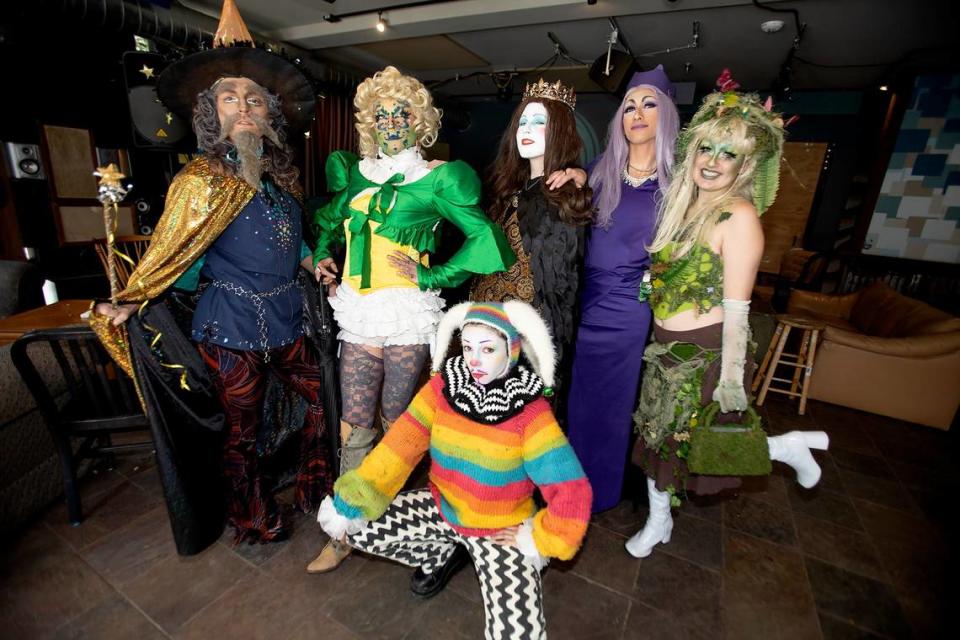 The House of Mello-Havoc, a collective of San Luis Obispo drag artists, hosted a fairy tale-themed drag show at Bang the Drum Brewery on March 23, 2024.
