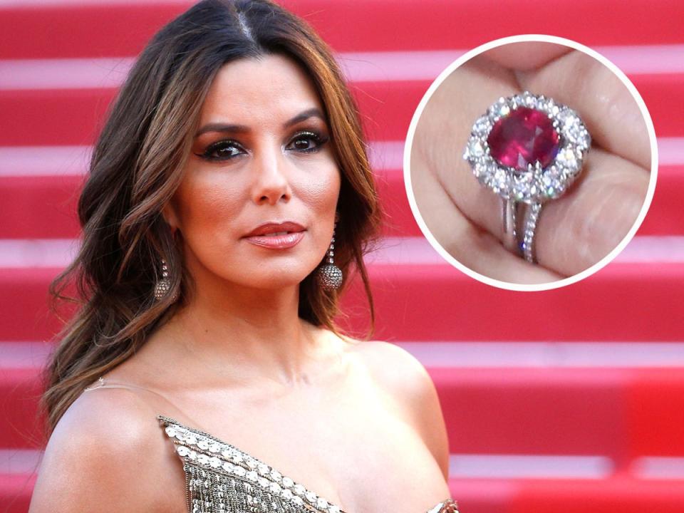 eva longoria engagement ring