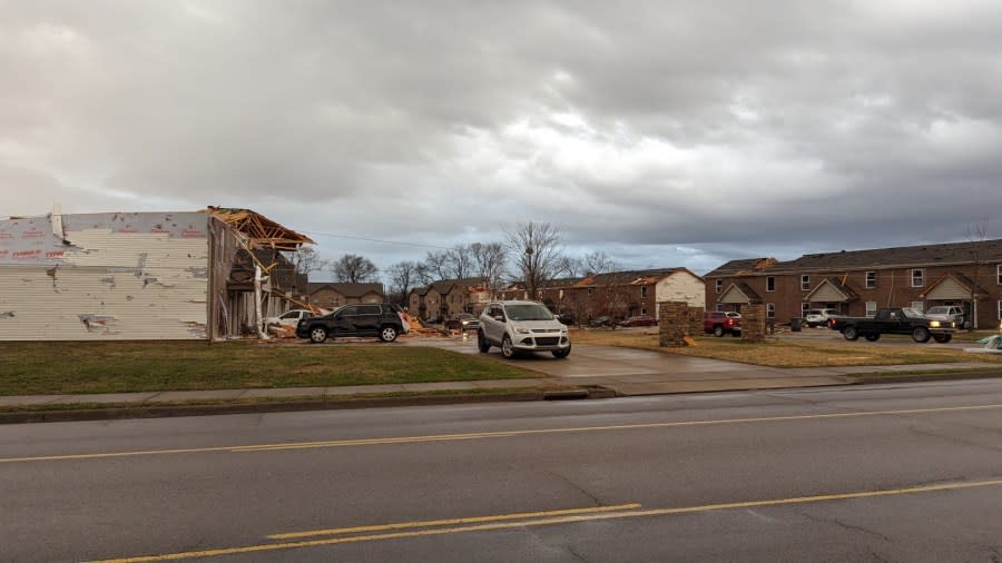 Storm damage along West Creek Coyote Trail in Clarksville (Courtesy: Maranda Whitley)