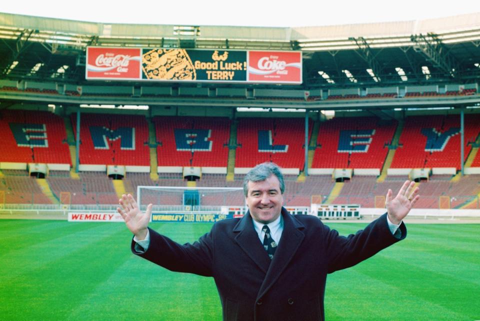 What could have been: Venables is unveiled as England manager in 1994 (Getty Images)