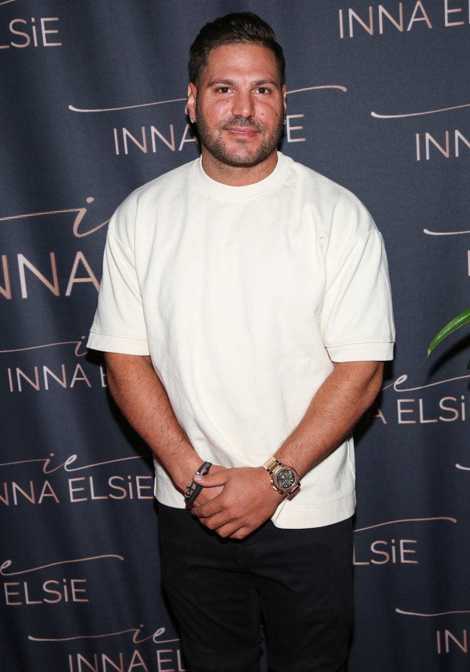 Reality TV Personality Ronnie Ortiz-Magro attends the brand Inna ELSIE new collection "Royaly" launch event at Basbussa on May 03, 2022