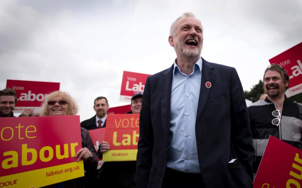 The Labour leader - PA