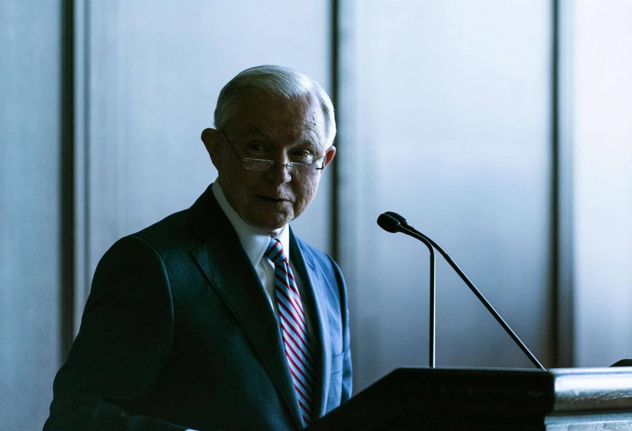 Sessions argued that the current zero-tolerance approach 'protects the lawful': Getty