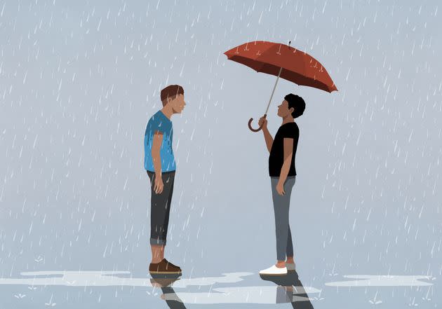 When you're emotionally flooded, having a productive conversation becomes nearly impossible. (Photo: Malte Mueller via Getty Images)