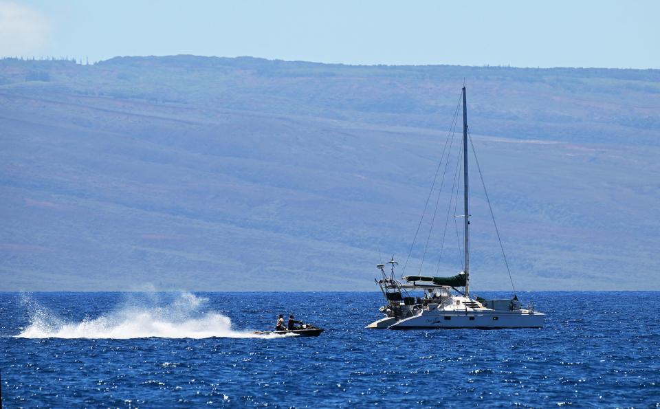 Life continues in other sections of Lahaina, Hawaii, as response to the Maui fire, which destroyed a large portion of the town, continues from neighboring islands and the mainland on Thursday, Aug. 17, 2023. | Scott G Winterton, Deseret News