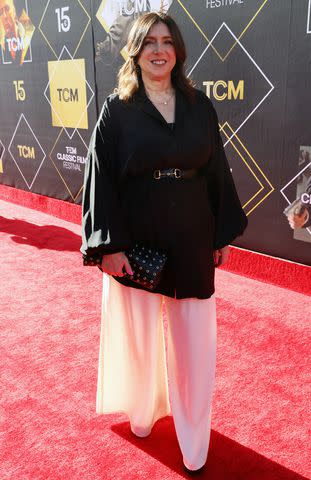 <p>Rodin Eckenroth/Getty</p> Producer Stacey Sher on April 18, 2024 in Hollywood, California.