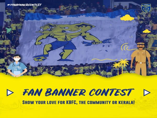 The selected design will be printed and displayed on the stands that will be shown during the live telecast of the ISL match.