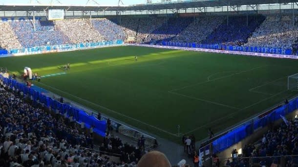 Ein volles Stadion in Magdeburg - das wird es gegen Halle nicht geben (Foto: Getty)