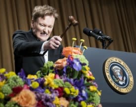 President Slams Media But Conan Softballs Obama At Lame WH Correspondents Dinner