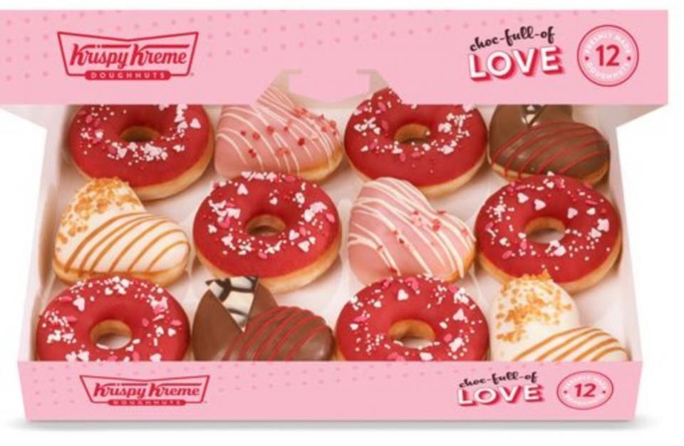 Krispy Kreme launches new doughnuts in time for Valentine's Day