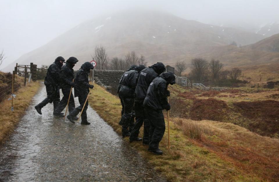 Police searching for Anthony Parsons after he was reported missing (Andrew Milligan/PA) (PA Archive)