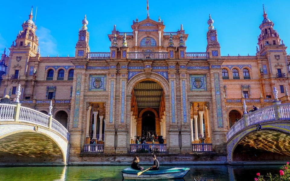 Seville, serving only two UK regional airports